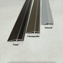 Ver mais imagens de Perfil de Aluminio Redutor Vinilico 3m - Champanhe