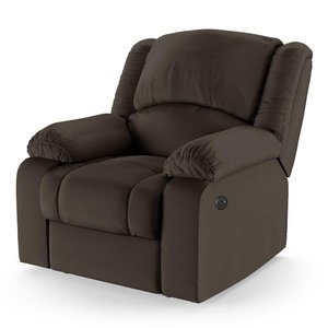 Poltrona do Papai Reclinável Pietra Power Touch Massagem Fh9 Pu Marrom - Mpozenato