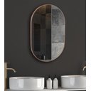 Ver imagem 1 de Espelho Oval Londres 50x40cm Com Borda em Mdf Cru