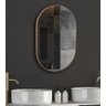 Espelho Oval Londres 50x40cm Com Borda em Mdf Cru - 1