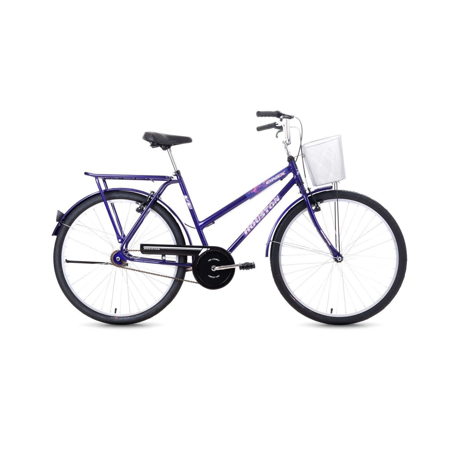 Bicicleta  Aro 26 Onix Cp Aro 26 Com Cesta Houston - 1