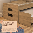 Ver imagem 3 de Bicama Solteiro Elis Basoto Brasil:amendoa