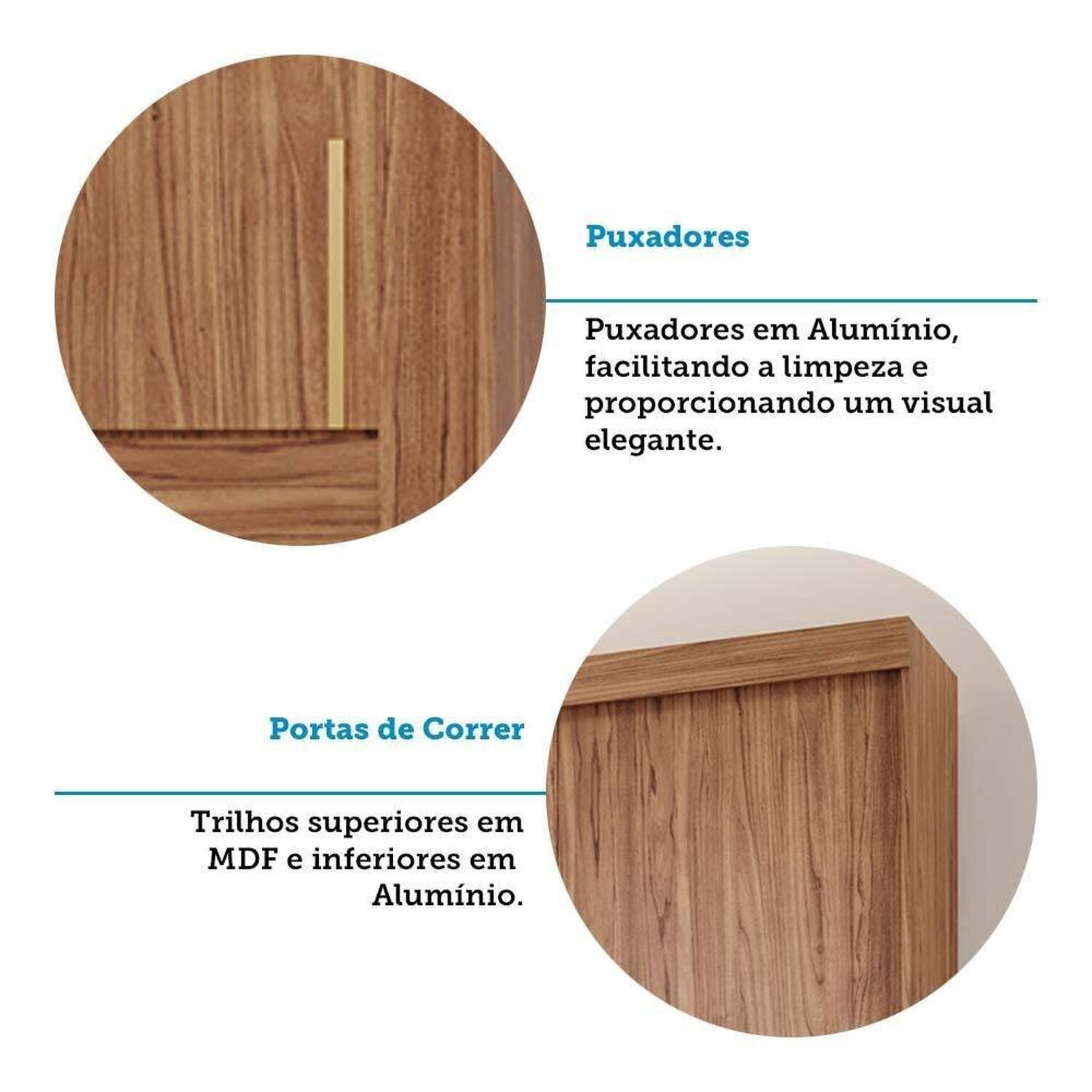 Guarda-roupa Casal 3 Portas de Correr 6 Gavetas com Espelhos 100% Mdf Boston Espresso Móveis - 9