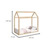 Mini Cama Montessoriana Zoe Infantil com Colchão 150 X 70 Cm - Reller - Branco Fosco/ Madeira Pinus - 4