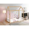 Mini Cama Montessoriana Zoe Infantil com Colchão 150 X 70 Cm - Reller - Branco Fosco/ Madeira Pinus - 1