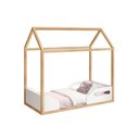Ver imagem 3 de Mini Cama Montessoriana Zoe Infantil com Colchão 150 X 70 Cm - Reller - Branco Fosco/ Madeira Pinus