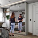 Ver imagem 2 de Guarda-roupa Solteiro 100% Mdf Bp com 2 Portas de Espelho Geneve