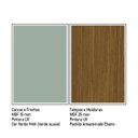 Ver mais imagens de Armário de Cozinha Genialflex Iluminata Luna Verde Mint