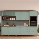 Ver imagem 1 de Armário de Cozinha Genialflex Iluminata Luna Verde Mint