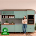 Ver imagem 7 de Armário de Cozinha Genialflex Iluminata Luna Verde Mint