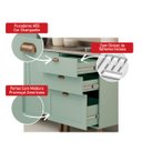 Ver imagem 5 de Armário de Cozinha Genialflex Iluminata Luna Verde Mint