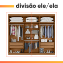 Ver imagem 7 de Guarda Roupas Casal 6 Portas 4 Gavetas Alvorada