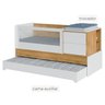 Berço Multifuncional com Cama Auxiliar Sol e Mar com Colchão e Comoda - 8