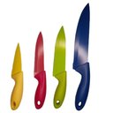 Ver imagem 1 de JOGO DE FACAS INOX CERAMICA COLORS KIT FACA UTENSILIOS MODERNO LUXO COZINHA