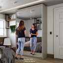 Ver imagem 2 de Guarda-roupa Solteiro 100% Mdf Bp com 2 Portas de Espelho Geneve