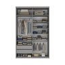 Guarda-roupa Solteiro 100% Mdf Bp com 2 Portas e 1 Espelho Geneve - 6