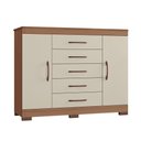 Ver imagem 3 de Comoda Essence 5 Gavetas e 2 Portas 100% em MDF