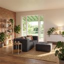 Ver imagem 1 de Sofá Modular 2 Lugares com Apoio de Pés Kappesberg Boucle Titanio