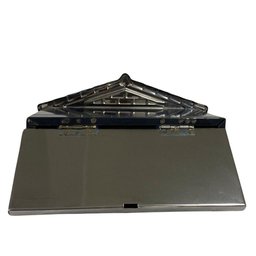 Caixa de Correios Tijolinho Frente e Tampa Traseira Inox Pequena 12x25x12cm Cromado - 2