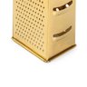 Ralador de Queijo e Talheres de Mesa Aço Inox Dourado Ouro - 3