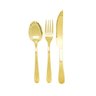 Ralador de Queijo e Talheres de Mesa Aço Inox Dourado Ouro - 6
