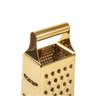 Ralador de Queijo e Talheres de Mesa Aço Inox Dourado Ouro - 2