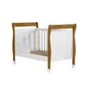 Ver imagem 4 de Quarto de Bebê com Berço Mini Cama 100% MDF Slim e Cômoda de Bebê 100% MDF 1 Porta 4 Gavetas Life Branco/Madeirado Ypê