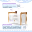 Ver mais imagens de Quarto de Bebê com Berço Mini Cama 100% MDF Slim e Cômoda de Bebê 100% MDF 1 Porta 4 Gavetas Life Branco/Madeirado Ypê