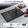 Vbgk Cooktop de Indução 36 Polegadas, 9000w, 5 Queimadores, Controle Touch - 5