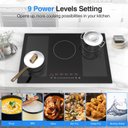 Ver imagem 7 de Vbgk Cooktop de Indução 36 Polegadas, 9000w, 5 Queimadores, Controle Touch