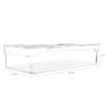 Kit 4 Organizadores de Geladeira Porta Frutas Legumes Ovos Clear Fresh OU - 4