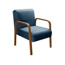 Ver imagem 6 de Conjunto Decorativo Anita Namoradeira + Poltronas Sala, Recepção Azul 330