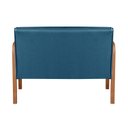 Ver imagem 4 de Conjunto Decorativo Anita Namoradeira + Poltronas Sala, Recepção Azul 330