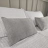 Kit 2 Capas para Almofada em Bouclé Retangular Várias Cores Cor:cinza Claro - 2