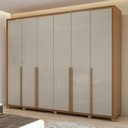 Ver imagem 2 de Conjunto de Guarda-roupa 6 Portas com Pés Imperatore com Cômoda Toronto