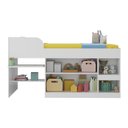 Ver imagem 3 de Cama Solteiro Multifuncional para Colchão 188 X 78cm com 2 Portas e Escrivaninha Multimóveis Mp4230