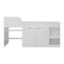 Ver imagem 4 de Cama Solteiro Multifuncional para Colchão 188 X 78cm com 2 Portas e Escrivaninha Multimóveis Mp4230