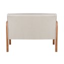 Ver imagem 4 de Conjunto Decorativo Anita Namoradeira + Poltronas Sala, Recepção Bege 140