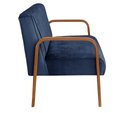 Ver imagem 6 de Conjunto Decorativo Anita Namoradeira + Poltronas Sala, Recepção Azul 210