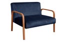 Ver imagem 5 de Conjunto Decorativo Anita Namoradeira + Poltronas Sala, Recepção Azul 210