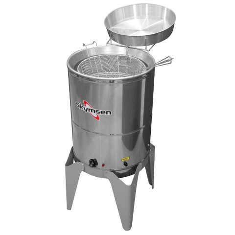 Fritadeira Elétrica FC em aço inox Água e Óleo 24 litros Skymsen 220v