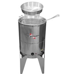 Fritadeira Elétrica FC em aço inox Água e Óleo 24 litros Skymsen 220v - 2