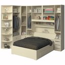 Ver imagem 7 de Dormitório Queen Size sem Cama 1219s Carvalho Claro