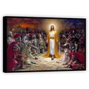 Ver imagem 4 de Quadro Decorativo Canvas Moldura em Filete Jesus Cristo Orações Gg