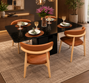 Ver imagem 3 de Mesa de Jantar Cora Retangular 135x90 cm - Preto Laca