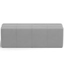 Ver imagem 3 de Puff Decorativo Living Sala de Estar 140 cm Roma W01 Suede Cinza - Lyam Lyam Decor
