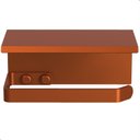 Ver imagem 5 de Suporte Porta Papel Higiênico de Parede Rose Gold Max