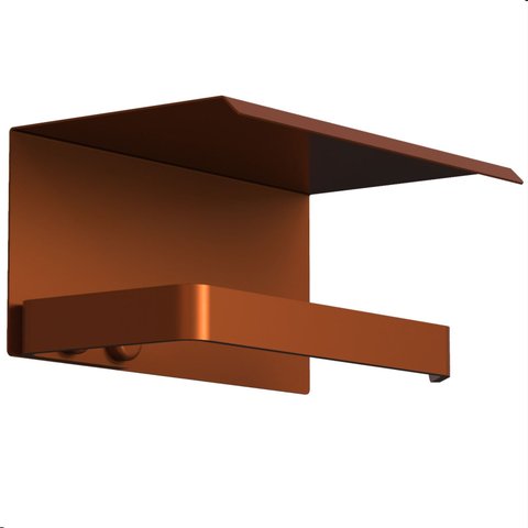 Suporte Porta Papel Higiênico de Parede Rose Gold Max