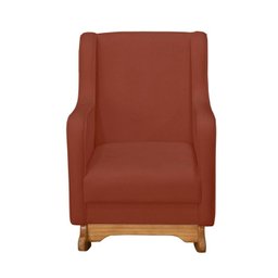 Poltrona de Amamentação com Balanço com Puff Bouclê Aquila - 5