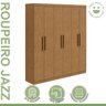 Conjunto de Guarda-roupa 6 Portas Jazz e Cômoda Toronto - 11